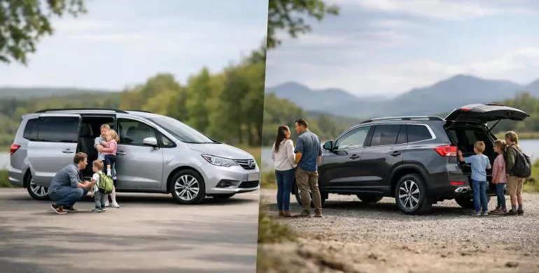 Миниван 5+2 или SUV за семейството?