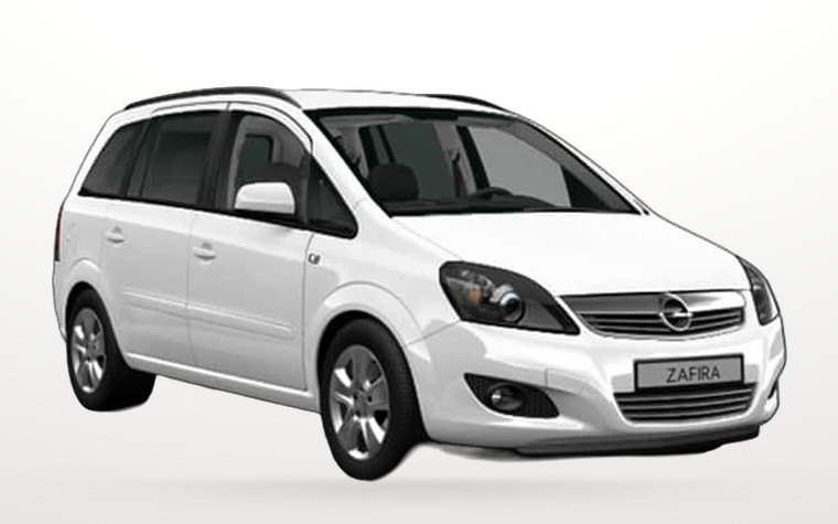 Опел Зафира - евтин седем местен ван под наем в София